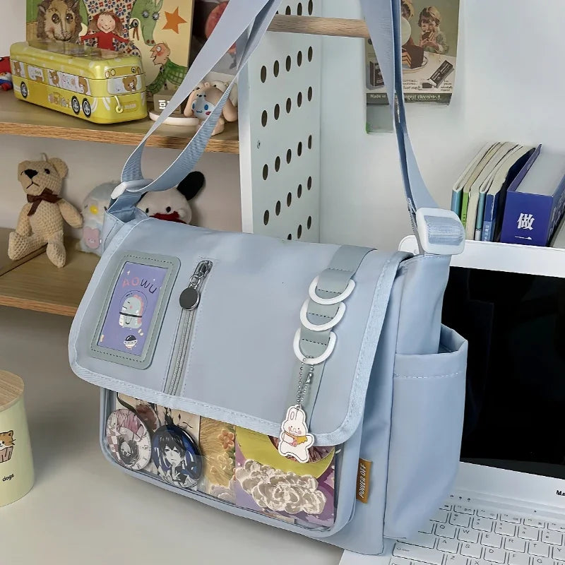 Sac Transparent Harajuku Y2K Badges