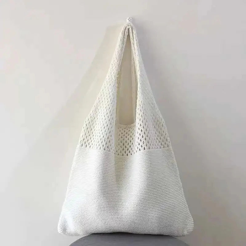 Sac Cabas Crochet Tressé