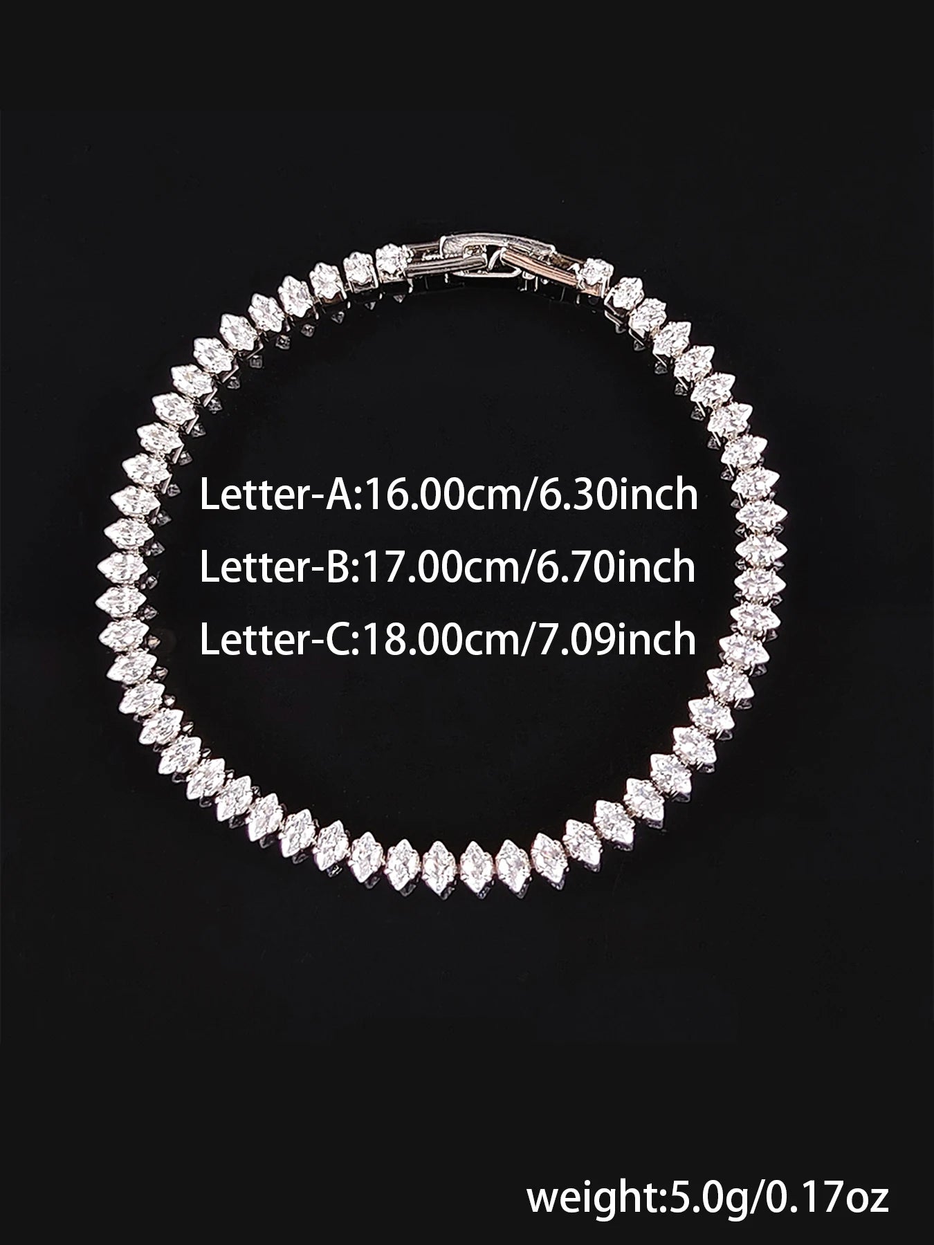 Bracelet Tennis Zircon Luxe