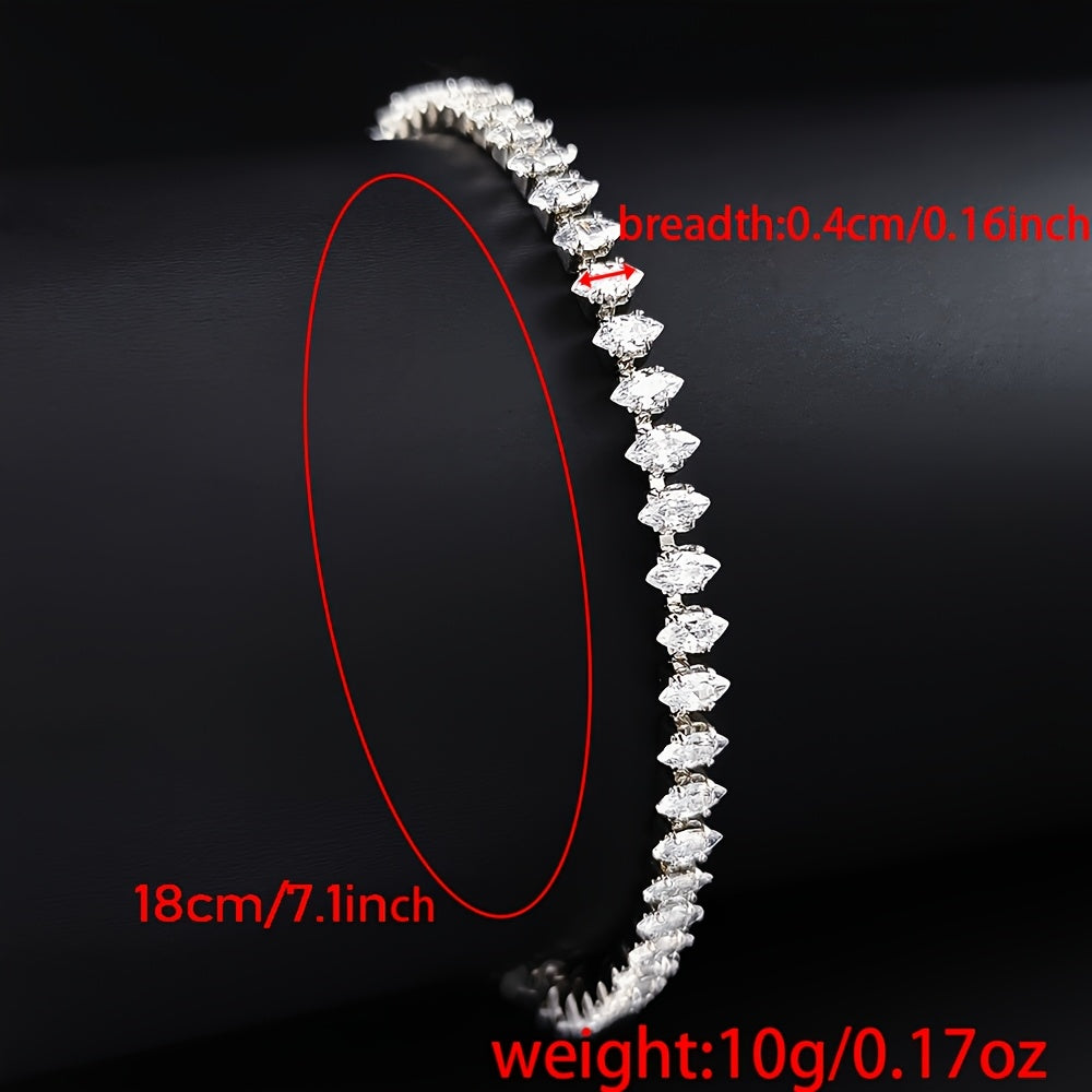 Bracelet Tennis Zircon Luxe