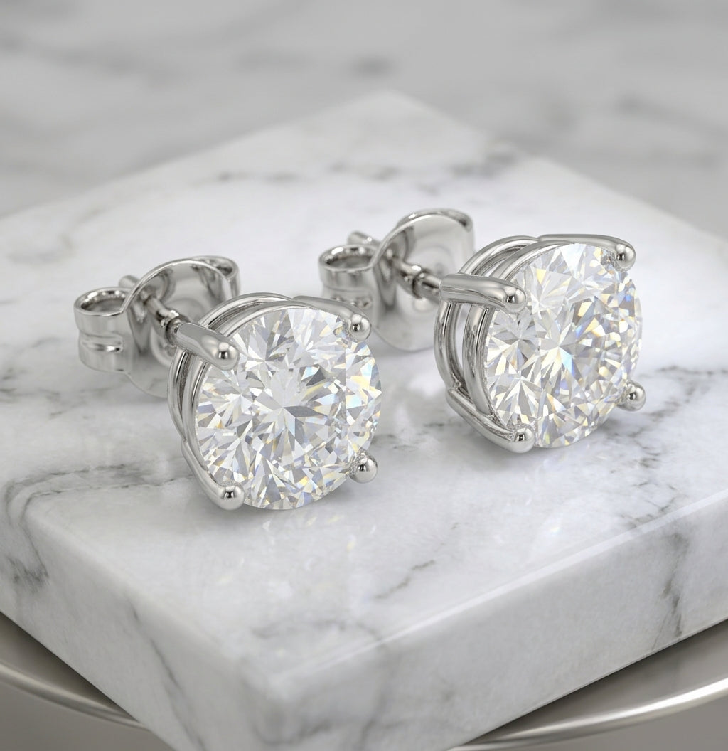 Boucles d'Oreilles Zircon Cristal
