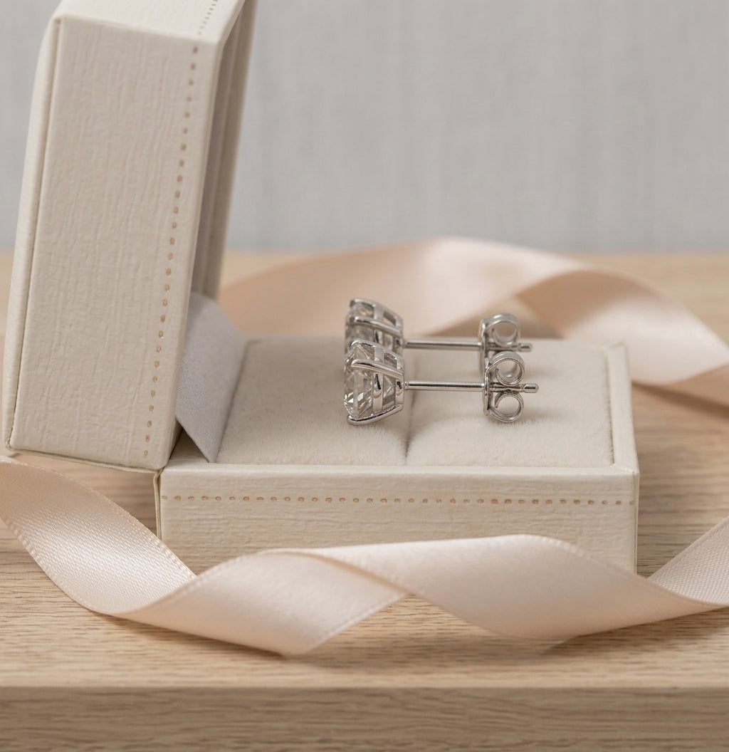 Boucles d'Oreilles Zircon Cristal