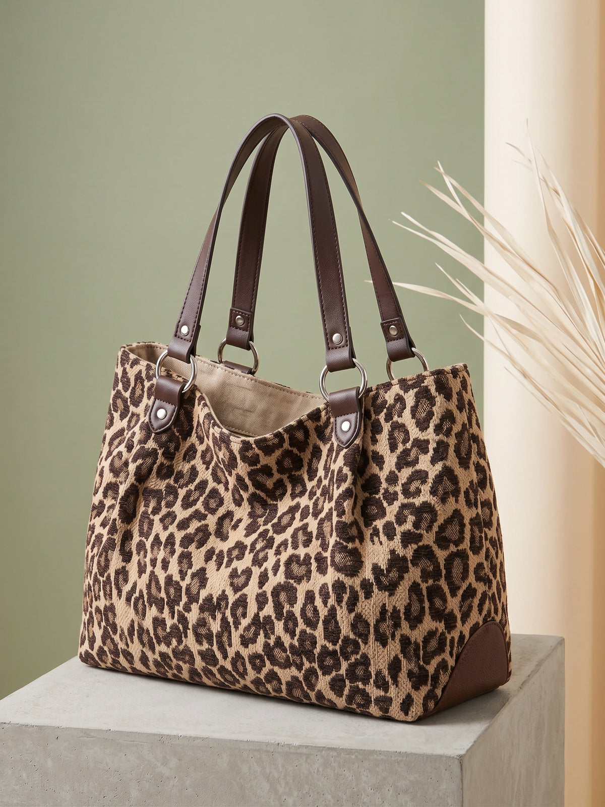 Tote Bag Imprimé Léopard