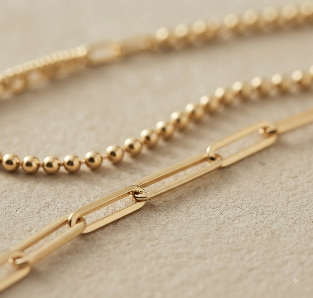 Set Bracelets Or 14K Empilables