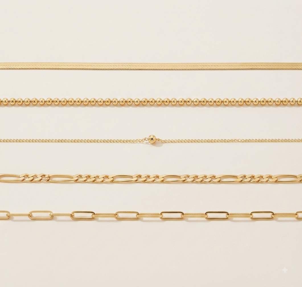 Set Bracelets Or 14K Empilables