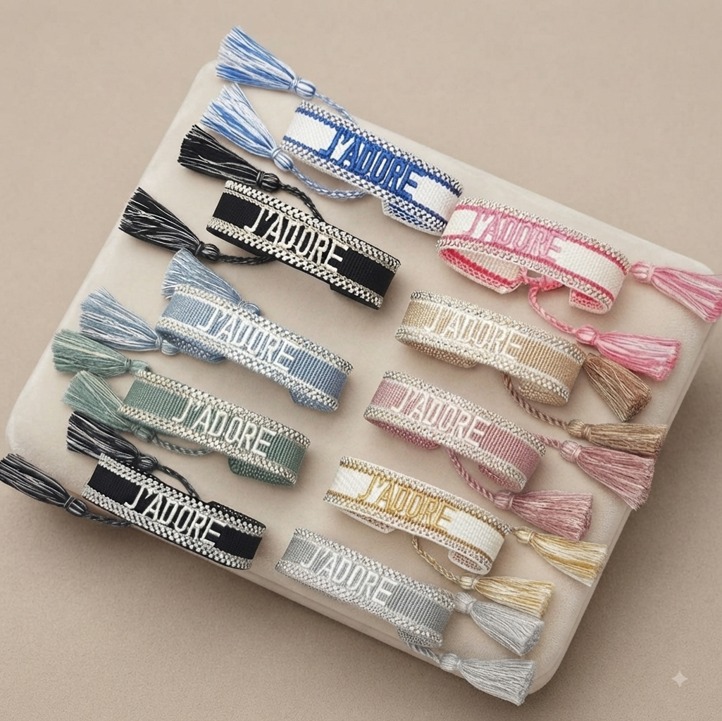 Bracelet Tissé Pierre Naturelle — 26 Modèles