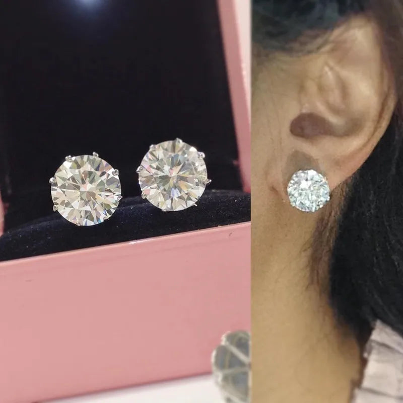 Boucles d'oreilles zircon cristal style 1 - Maison Masy