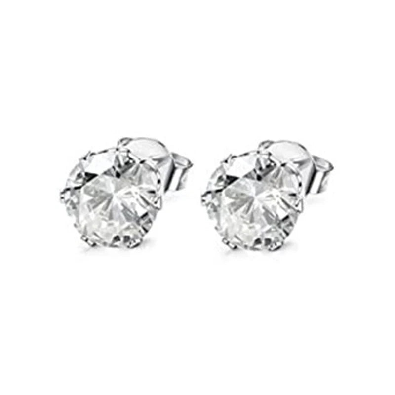 Boucles d'Oreilles Zircon Cristal