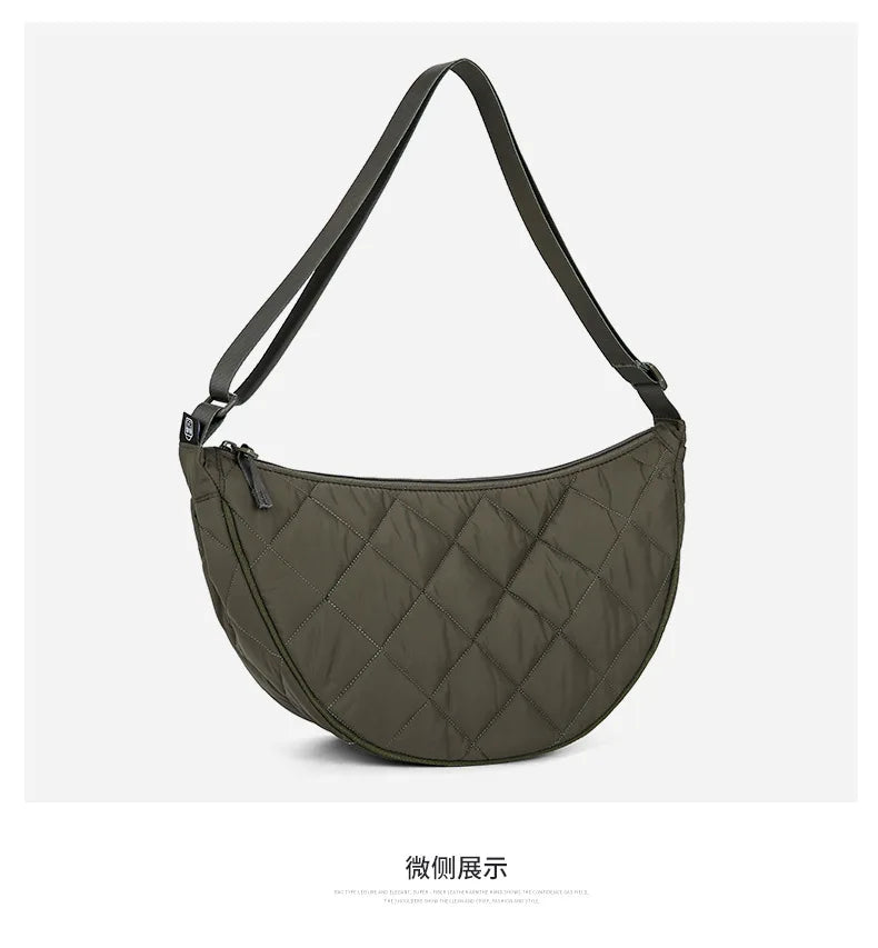 Sac Bandoulière Demi-Lune Nylon
