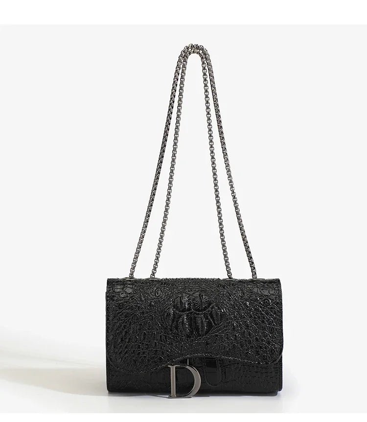 Mini Sac Paillettes Chaîne Dorée