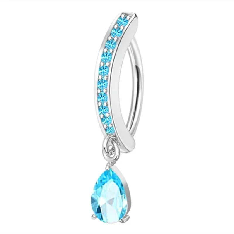 Piercing Nombril Cristal Cœur