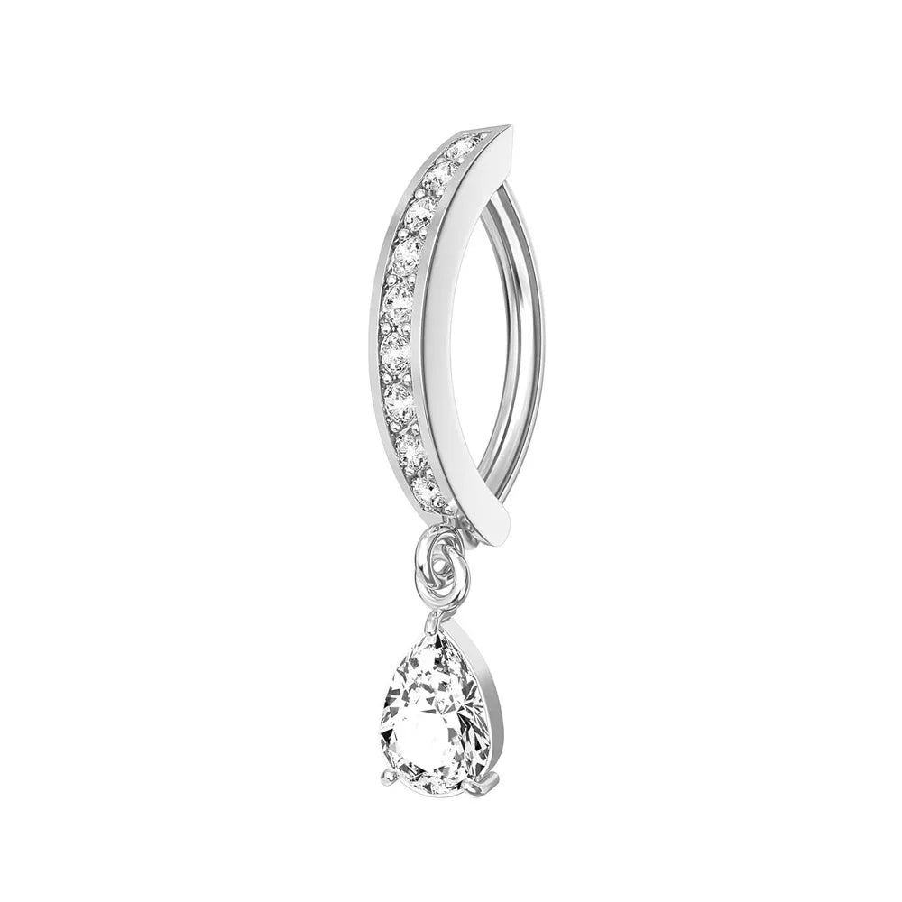 Piercing Nombril Cristal Cœur