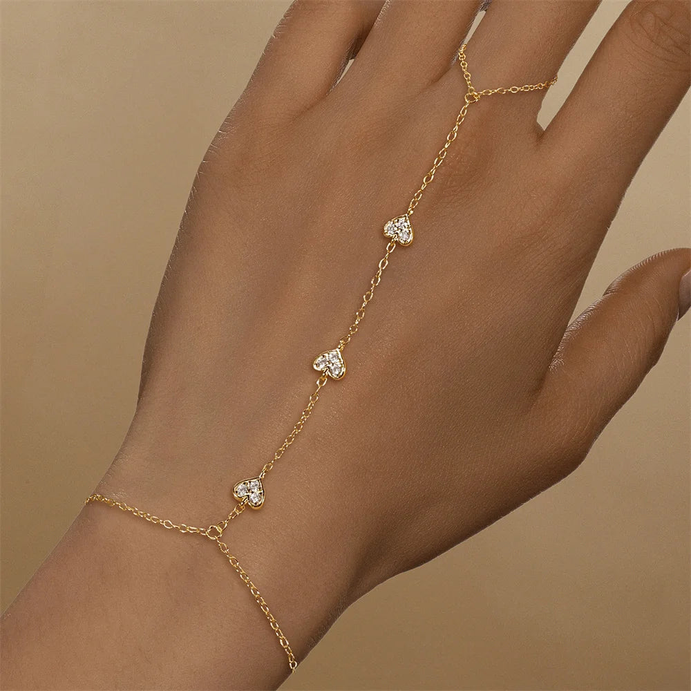 Bracelet Argent 925 Cœur & Étoile