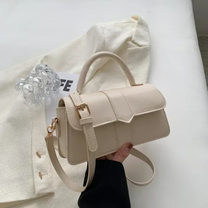 Sac Carré Cuir PU Mini Élégant