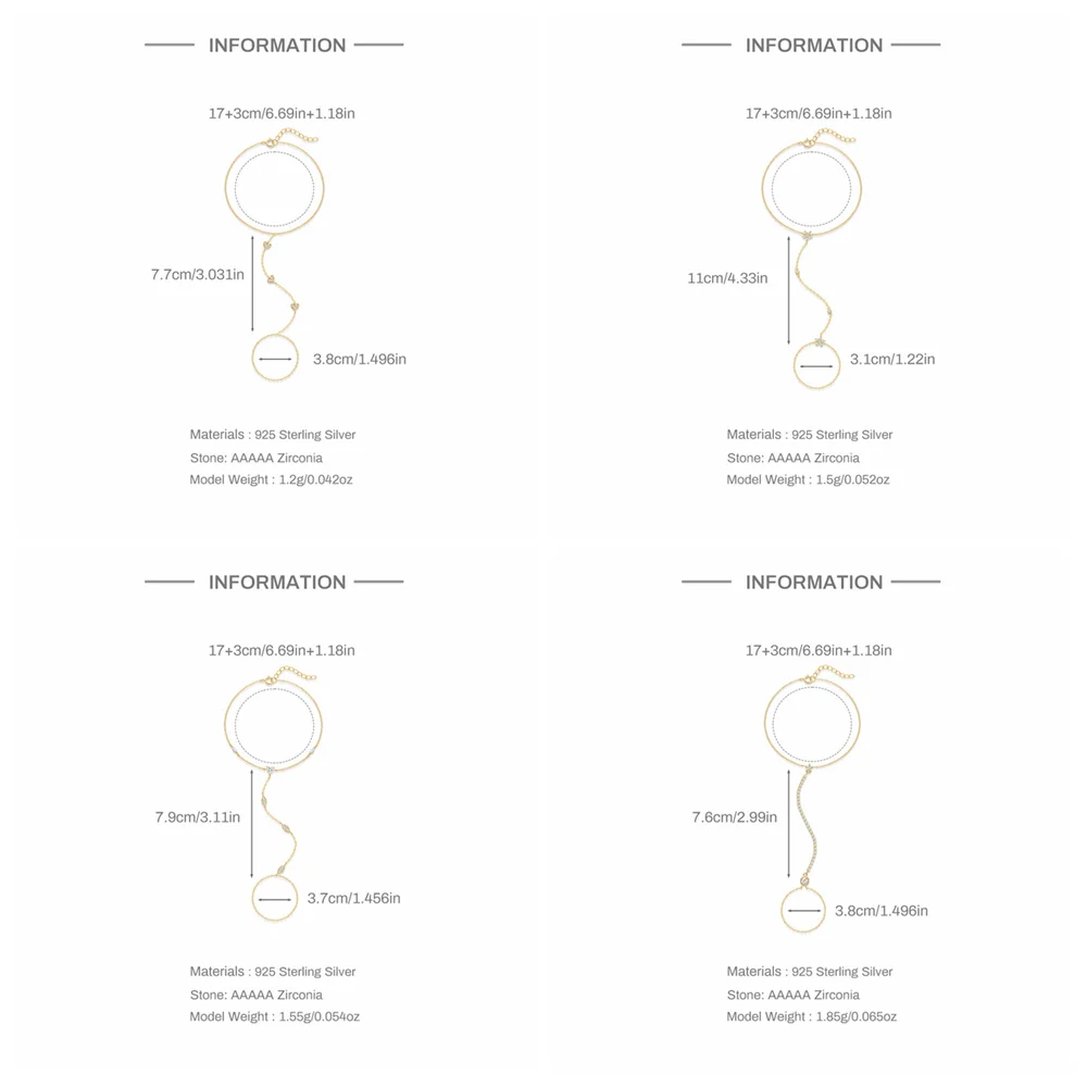 Bracelet Argent 925 Cœur & Étoile