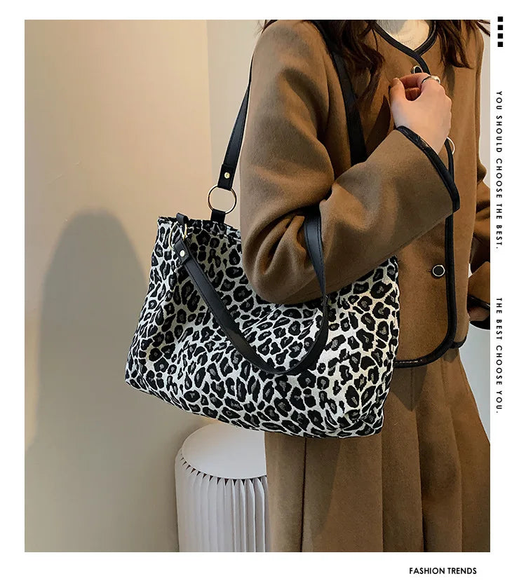 Tote Bag Imprimé Léopard