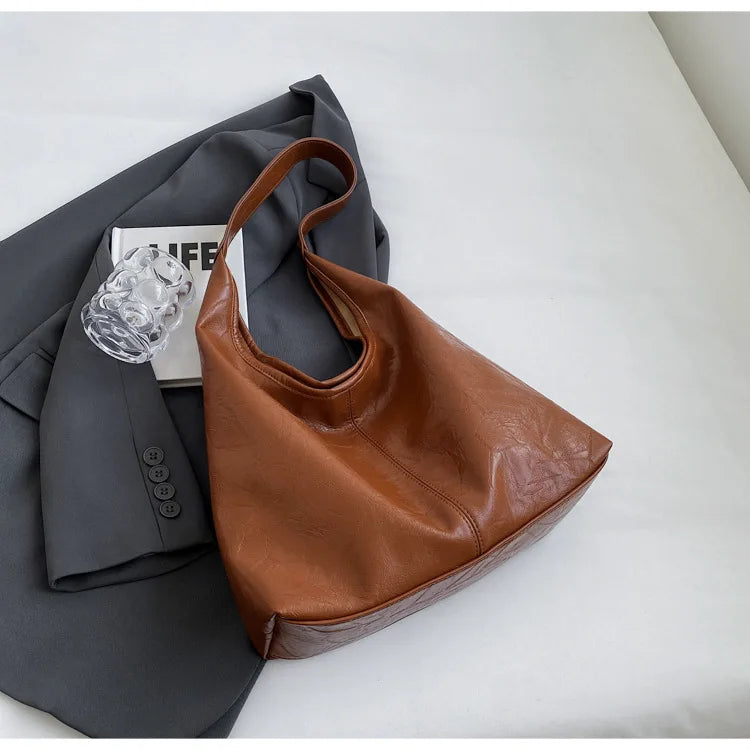 Sac Bandoulière Daim Grande Capacité
