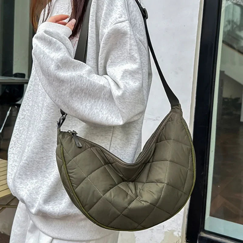 Sac Bandoulière Demi-Lune Nylon