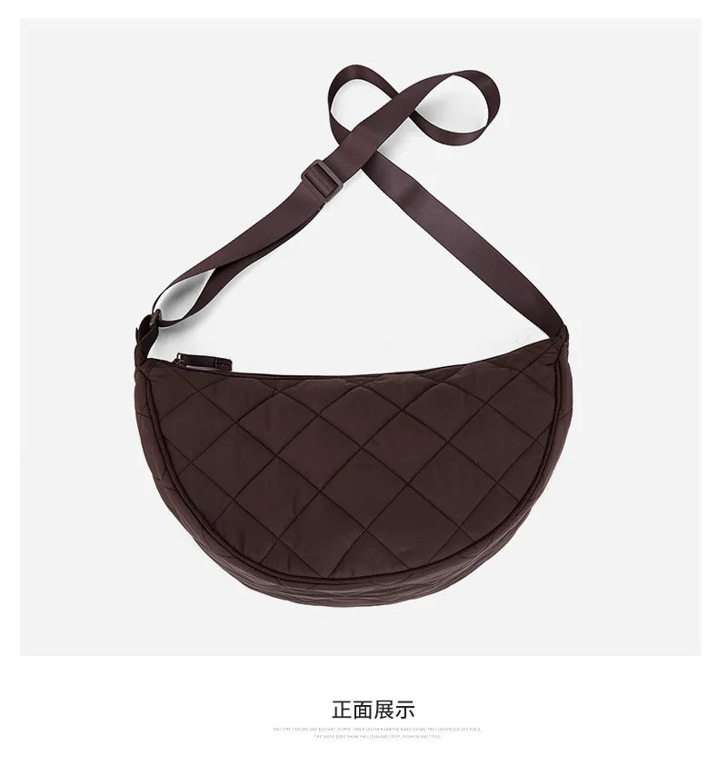 Sac Bandoulière Demi-Lune Nylon