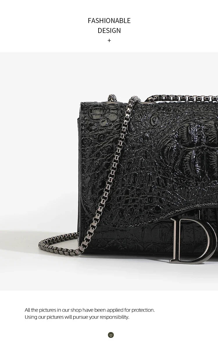 Mini Sac Paillettes Chaîne Dorée