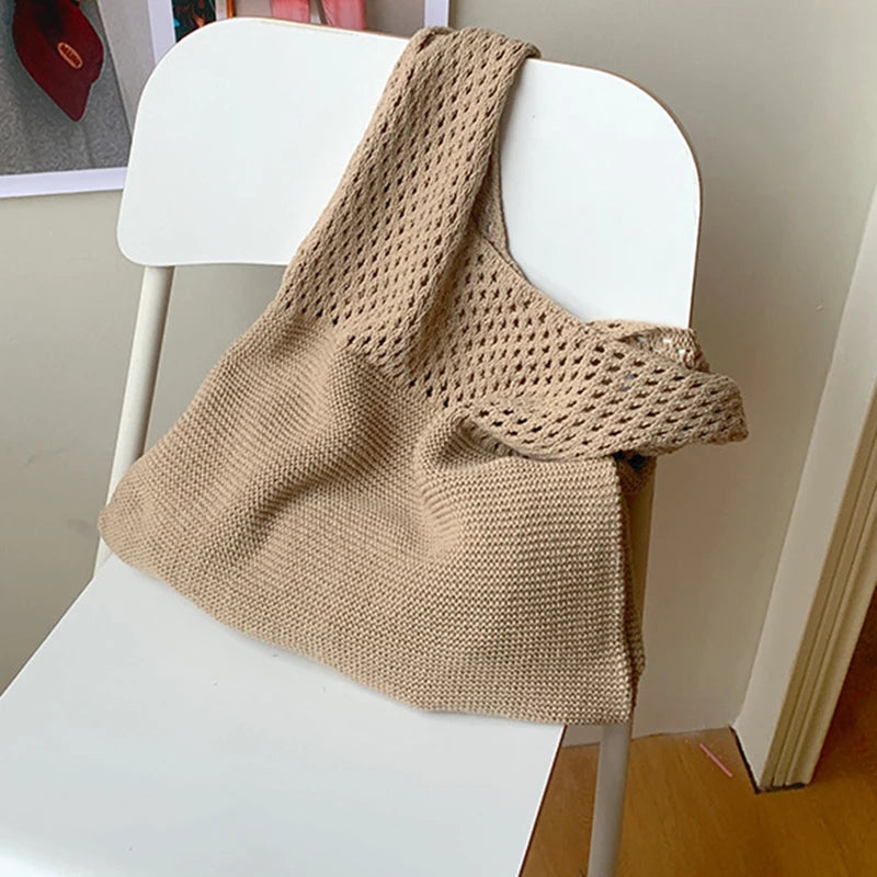Sac Cabas Crochet Tressé