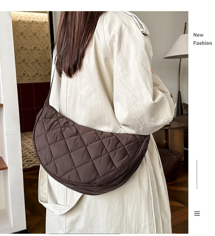 Sac Bandoulière Demi-Lune Nylon