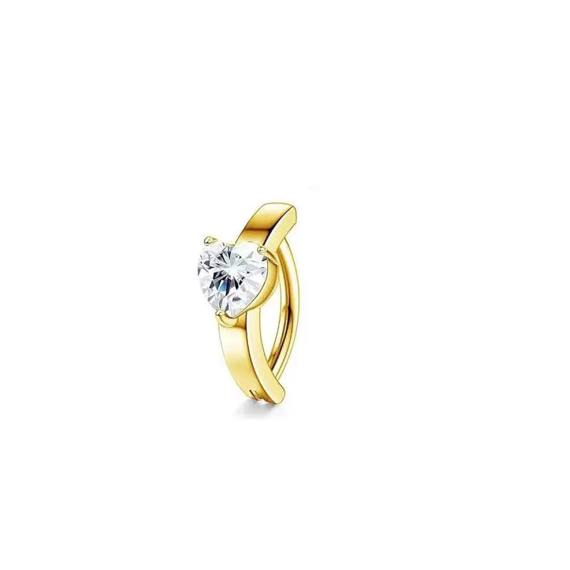 Piercing Nombril Cristal Cœur