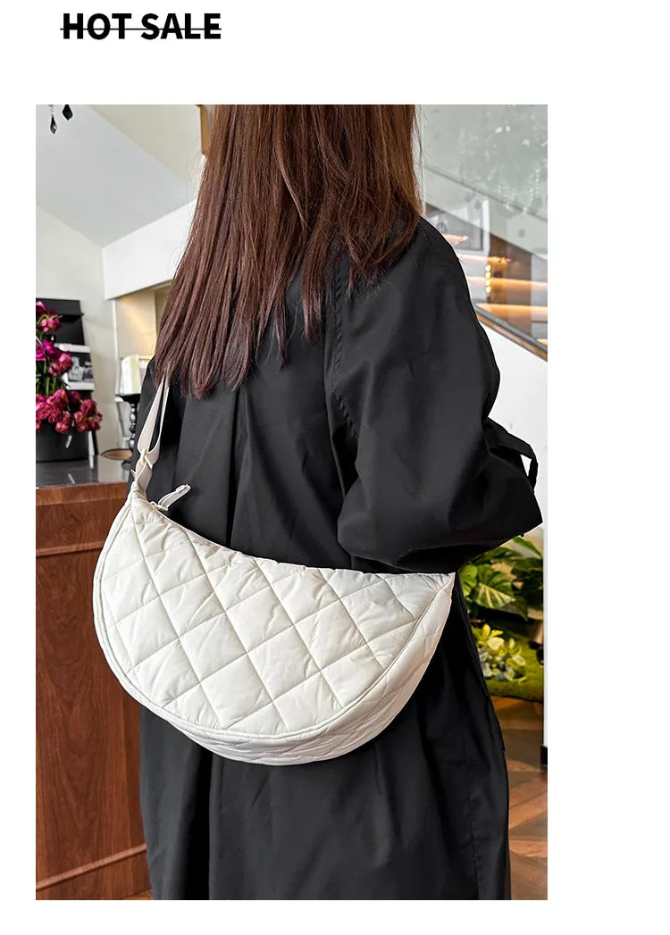 Sac Bandoulière Demi-Lune Nylon