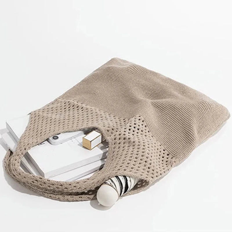 Sac Cabas Crochet Tressé
