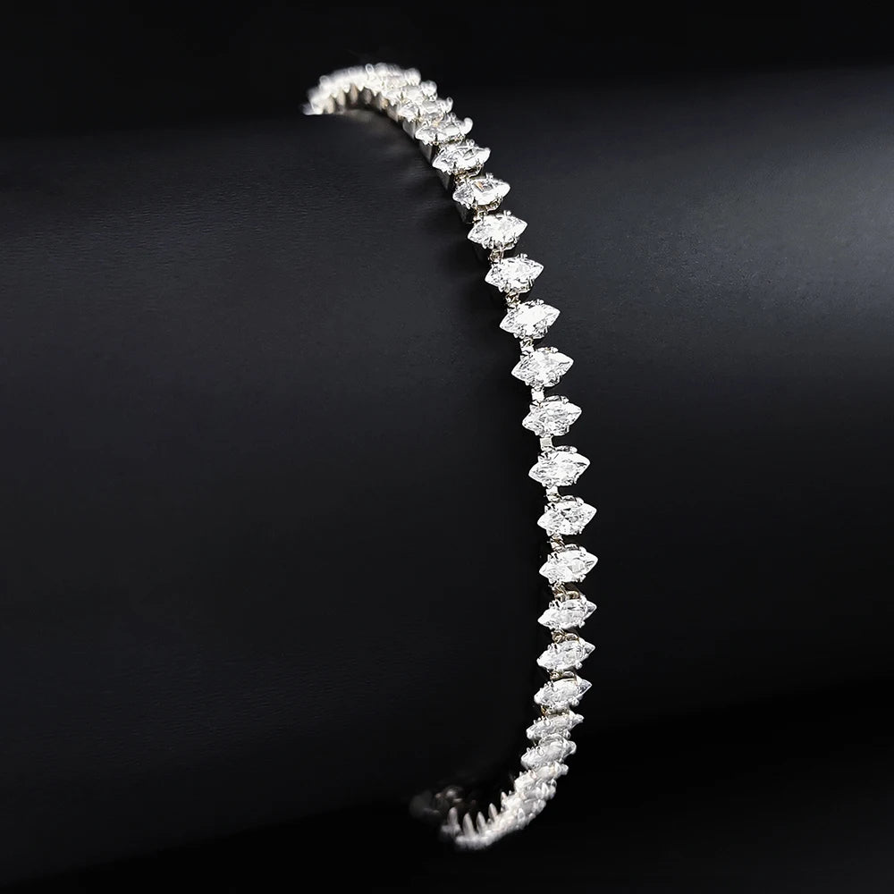 Bracelet tennis zircon 18cm - Maison Masy