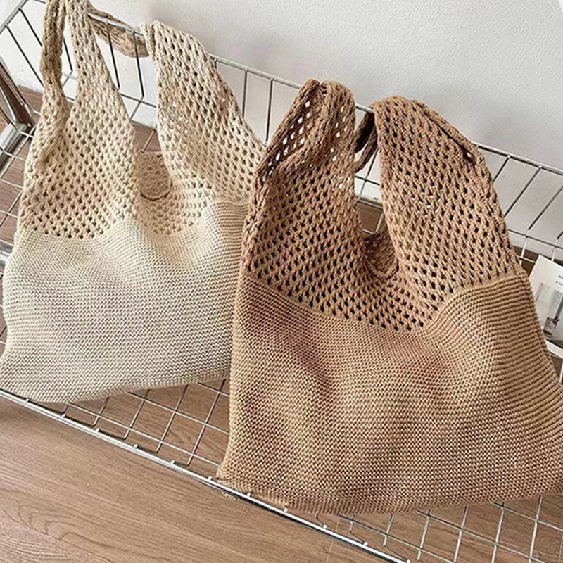 Sac Cabas Crochet Tressé