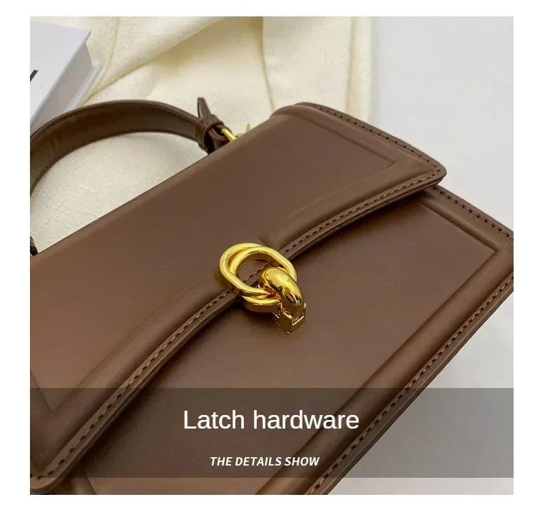 Sac Carré Cuir PU Mini Élégant