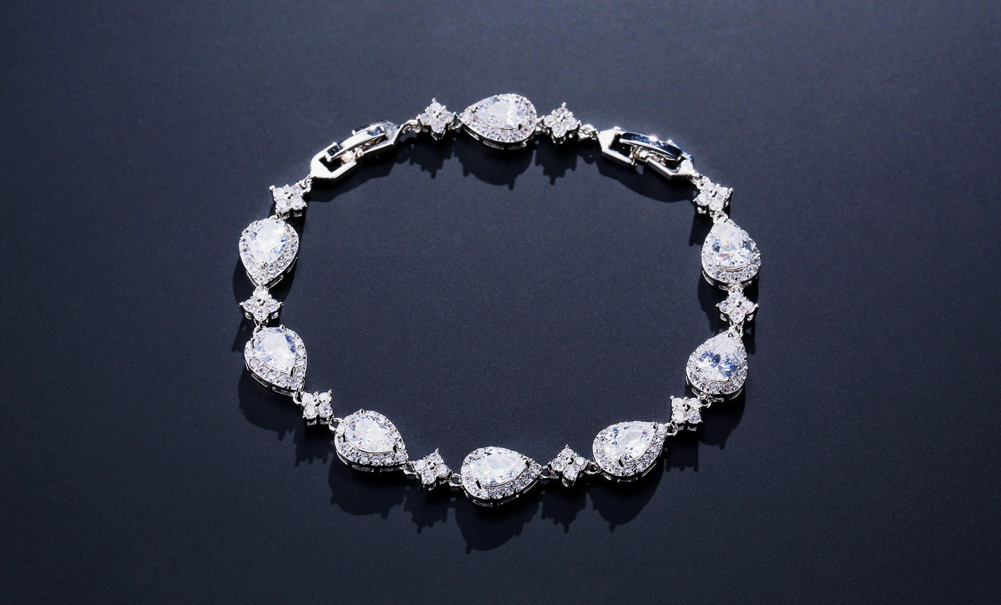 Bracelet Zircon Goutte d'Eau