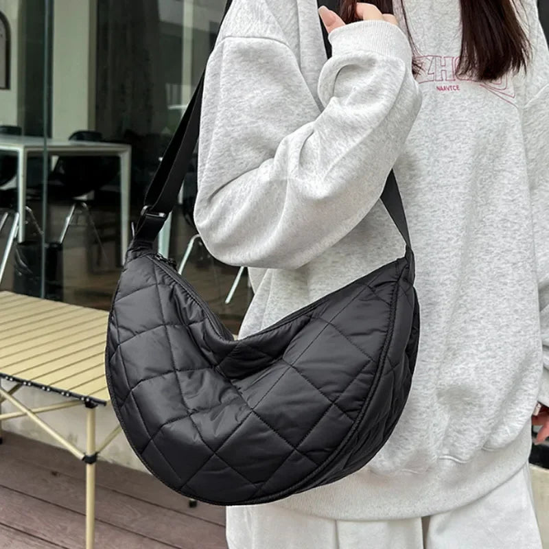 Sac Bandoulière Demi-Lune Nylon