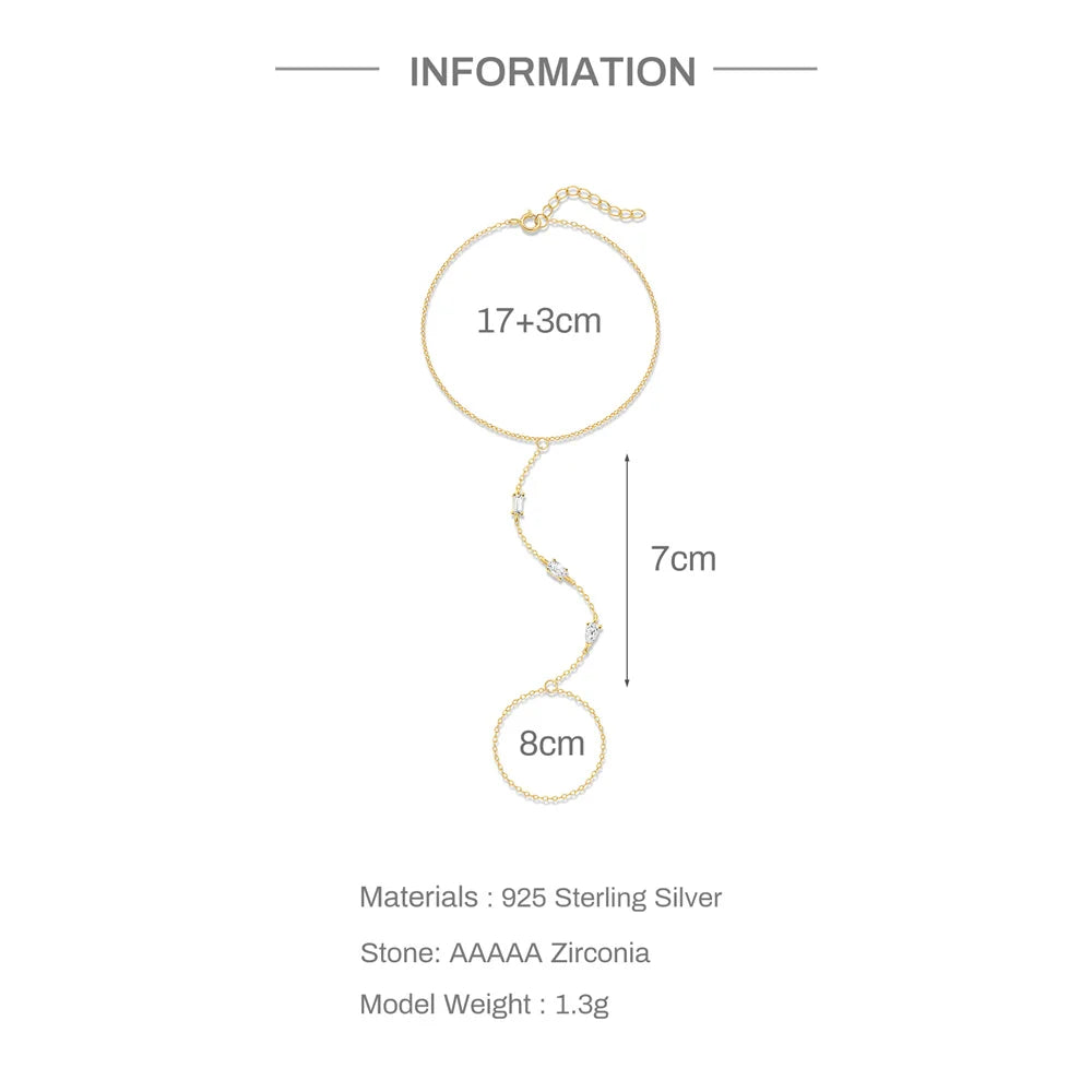 Bracelet Argent 925 Cœur & Étoile