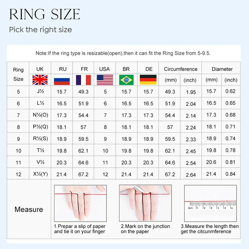 925 Sterling Silver Trendy White Zircon Promise Engagement Heart Rings For Women Party Wedding Bands Classic Jewelry Gifts
