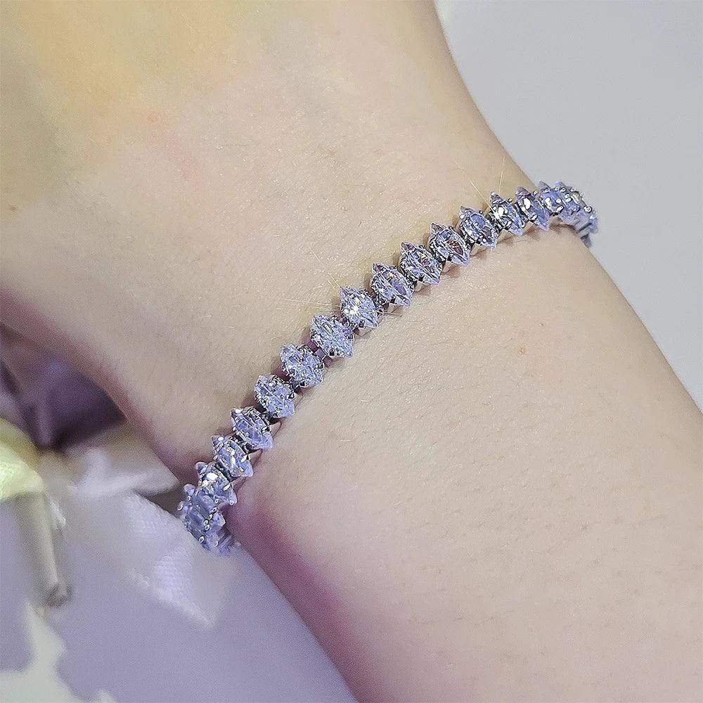 Bracelet Tennis Zircon Luxe