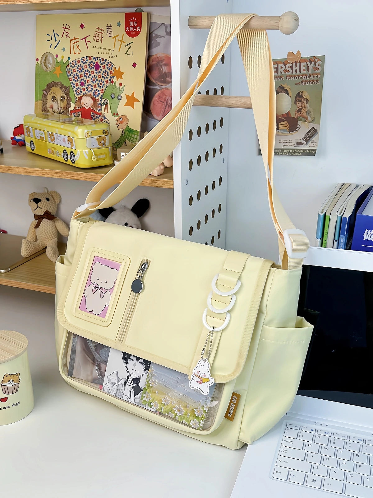 Sac Transparent Harajuku Y2K Badges