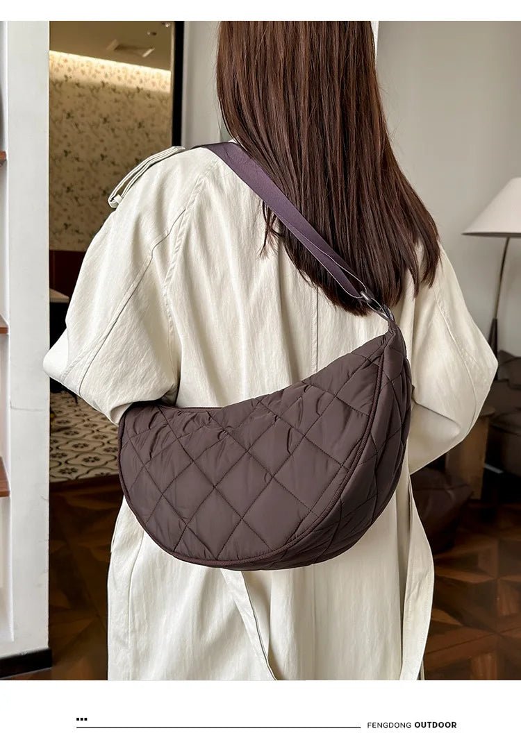 Sac Bandoulière Demi-Lune Nylon