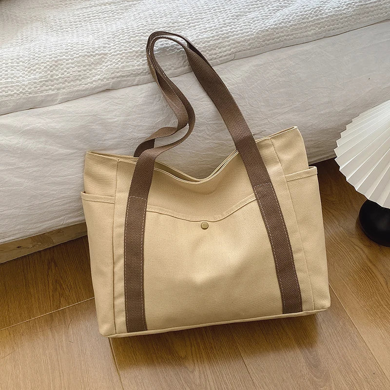Sac Cabas Toile Grande Capacité