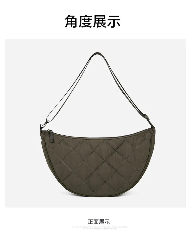 Sac Bandoulière Demi-Lune Nylon