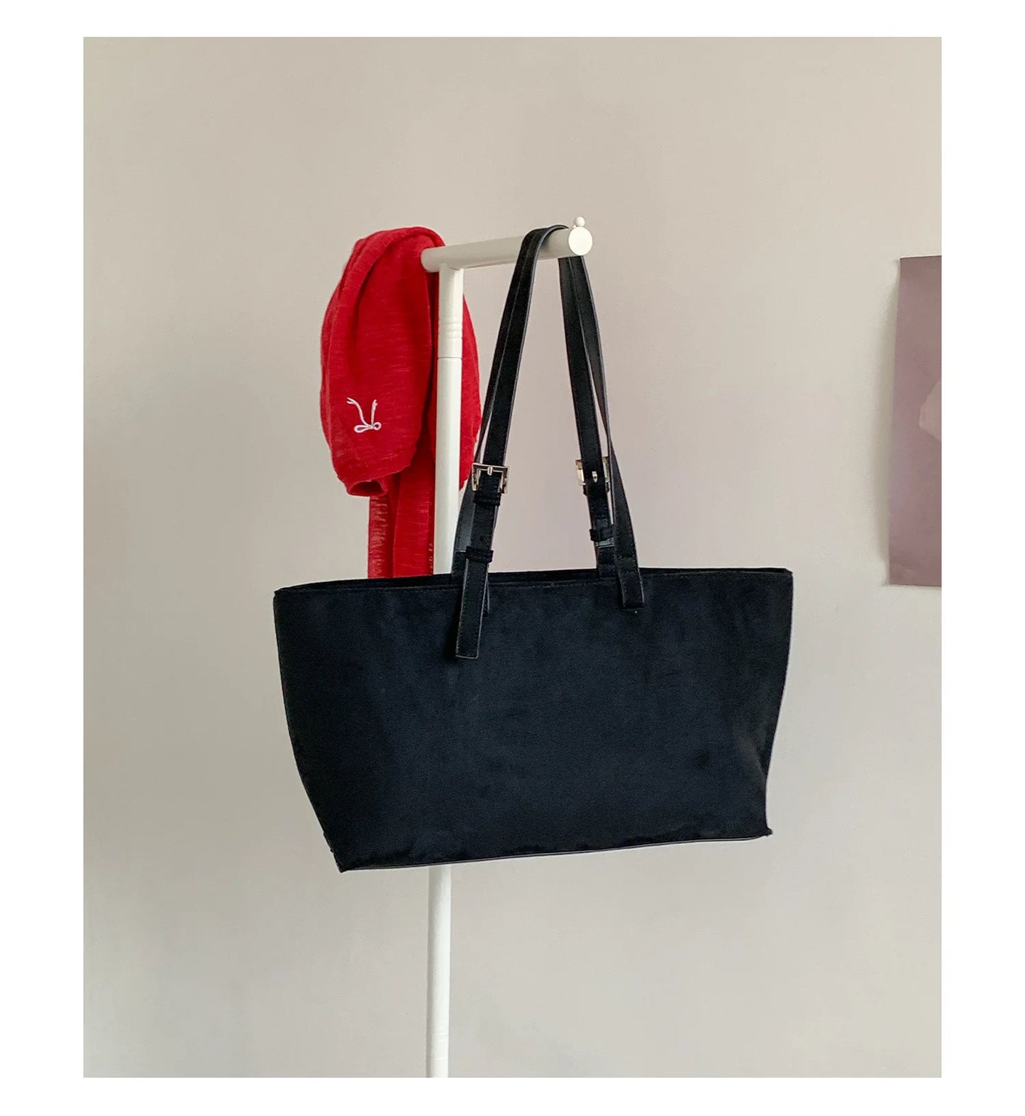 Tote Bag Cuir PU Souple Grande Taille
