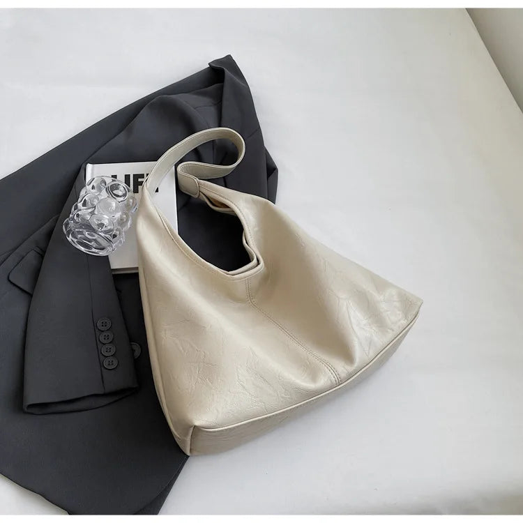Sac Bandoulière Daim Grande Capacité