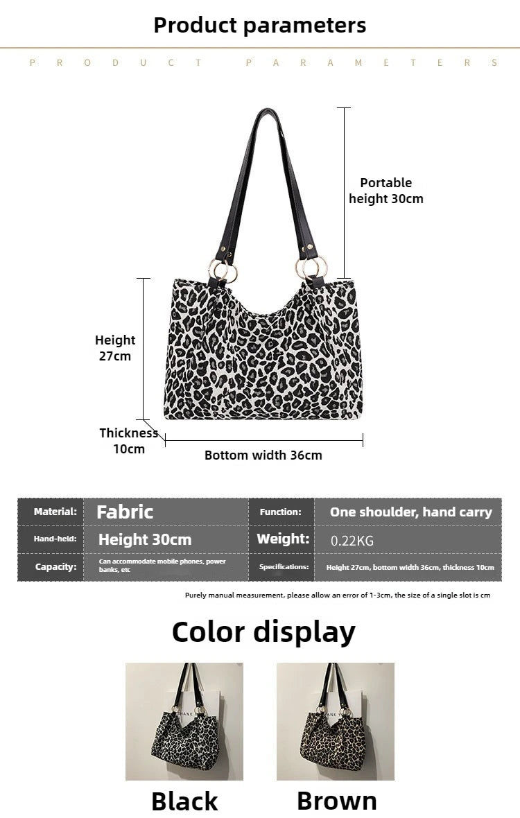 Tote Bag Imprimé Léopard