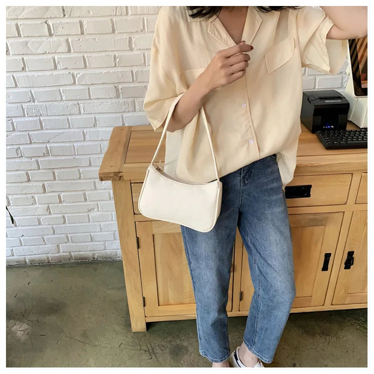 Sac Sous-Bras Cuir PU Mini