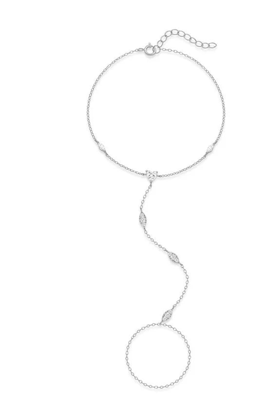 Bracelet Argent 925 Cœur & Étoile