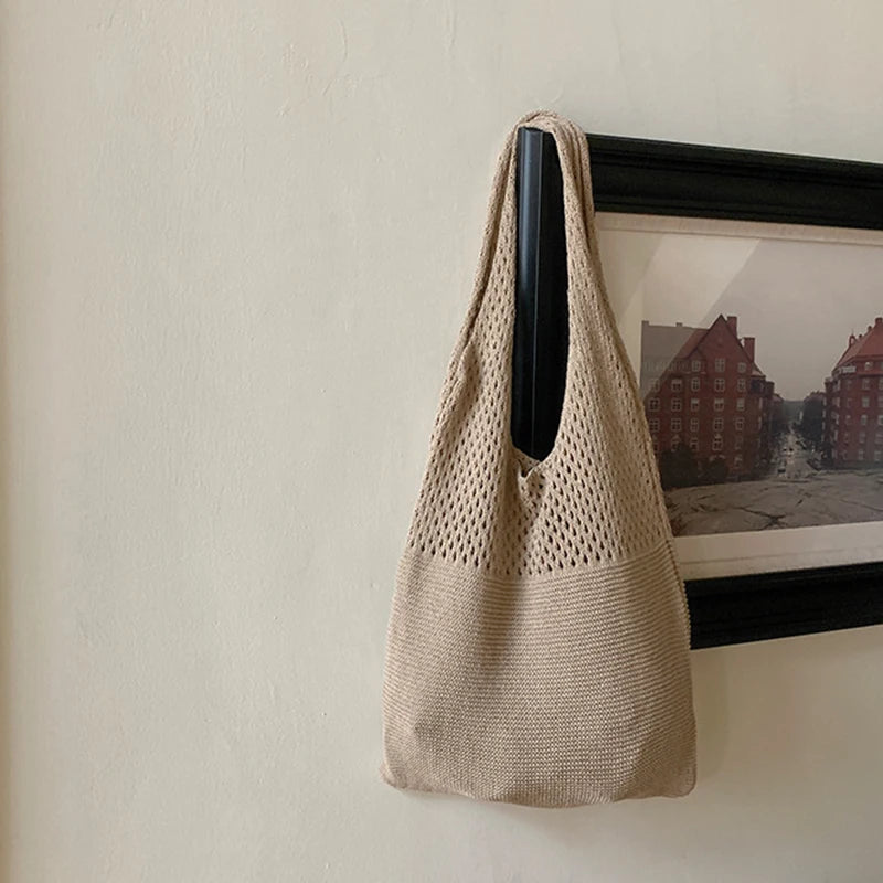 Sac Cabas Crochet Tressé