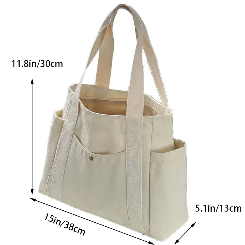 Sac Cabas Toile Grande Capacité
