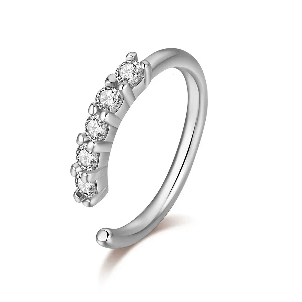 Piercing Nez Zircon Discret