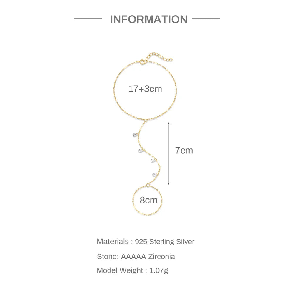 Bracelet Argent 925 Cœur & Étoile